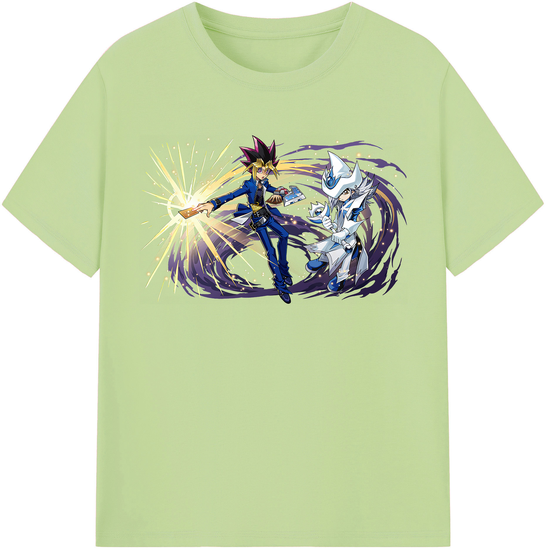 （画像用） 遊☆戯☆王 Yu-Gi-Oh! 綿100％半袖Tシャツ（フロントプリント）
